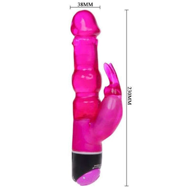 Vibratore Coniglio con Massaggi Interni e Stimolatore Clitoride